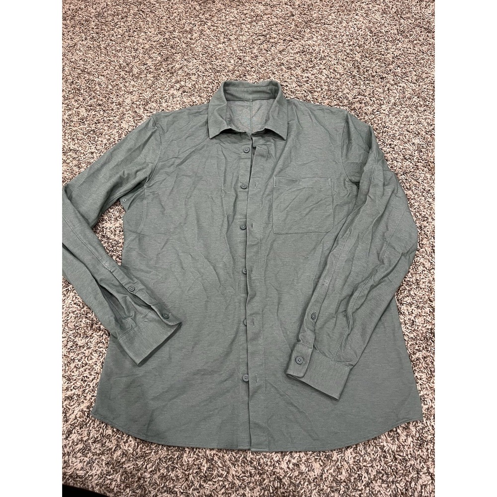 Men's Lululemon Canvas Front pocket Button up (2079)